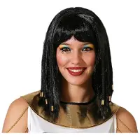 Atosa Pruik Zwart Egyptische
