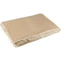 J-Line plaid teddy strepen stiksel katoen/polyester 180x130x1cm
