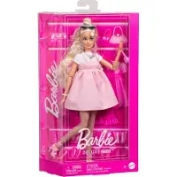 Barbie Deluxe Doll With Dress With Bow Roze Kinderen