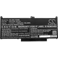 Cameron Sino Dell MXV9V / 05VC2M accu (7.6 V, 7200 mAh, huismerk)