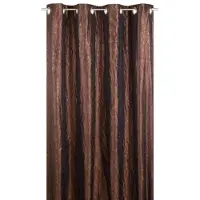 2lif Palermo ring gordijn bruin 137x245cm