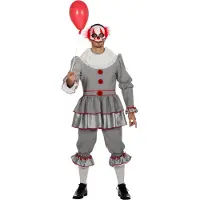 Coppens Halloween clown - 100% Polyester - Halloween Horror clown heren | Maat 54