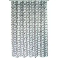 MSV Douchegordijn – Waterdicht en Antibacterieel Douchegordijn van 100% Polyester – Schimmelwerend met Oeko-Tex Certificering