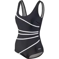 Beco badpak - D-cup - Powermesh - zwart - maat 46