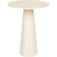 White Label Bijzettafel Joya Low Beige