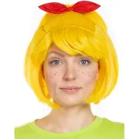 Maskworld Bibi Blocksberg pruik - voor carnaval en Halloween