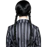Metamorph Goth Girl pruik voor kinderen - voor carnaval