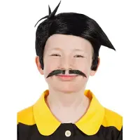 Maskworld The Daltons Pruik & Baard Voor Kinderen - Halloween