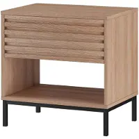 Loft 24 Celine-Nachtkastje - 1-Lade - Natuurlijk