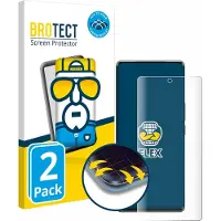 BROTECT - Screenprotector voor Vivo T2 Pro - Folie Beschermfolie transparant volledig dekking - 2 Stuks