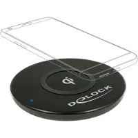 DeLOCK Mobiele Qi draadloze snellaadstation 10W, zwart,