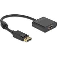 DeLOCK adapter, DisplayPort 1.2 (mannelijk) naar HDMI (vrouwelijk), 4K, actief, zwart