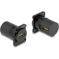 DeLOCK HDMI haaks D-type module | HDMI2.1 (8K 60Hz + HDR) | gegoten zink | zwart