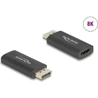 DeLOCK 61055 DisplayPort / HDMI Adapter [1x DisplayPort stekker - 1x HDMI-bus] Zwart