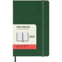 Moleskine 12 Maanden Agenda - 2025 - Dagelijks - Pocket - Harde Kaft - Mirte Groen