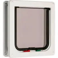 Flamingo Cat Mate 4 way locking cat flap kattenluik Wit