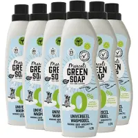 Marcel's Green Soap Wasmiddel - 0% - 6 x 1L - 138 wasbeurten