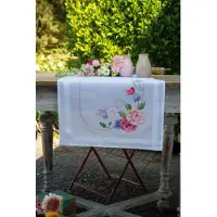 Vervaco Loper Kit Bloemen Met Vlinders