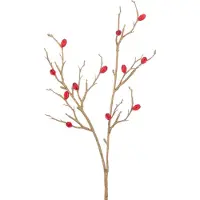 J-Line Tak stenen plastiek rood/goud