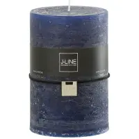 J-Line Cilinder kaars donkerblauw extra large 95h