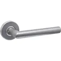 Intersteel deurkruk Jura op rozet verdekt ø53x10mm - PVD RVS getrommeld