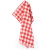 Bunzlau Castle Keukendoek Block Rood