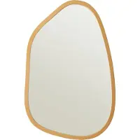 En.casa Spiegel Filiano hangend 80x58 cm goudkleurig