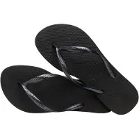 Havaianas teenslippers zwart Meisjes Rubber - maat 27/28