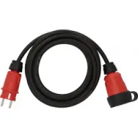 Brennenstuhl Professional VN 1110 Verlengsnoer H07RN-F 3G1,5 - IP44 - 5m - Zwart
