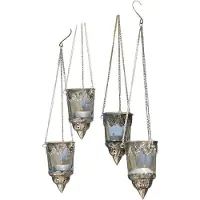 Loberon Windlicht set van 4 Céleste