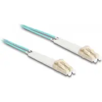 DeLOCK Optical Fiber Cable LC Duplex to LC Duplex Multi-mode OM3 angled 3 m
