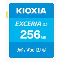 Kioxia Exceria G2 SD-kaart 256 GB (microSDXC, 256 GB, U3, UHS-I), Geheugenkaart, Blauw