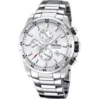 Festina Analoog horloge 'CHRONO SPORT' zilver