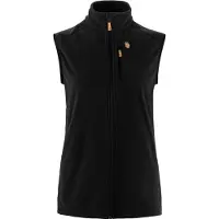 Fjällräven - Women's Övik Lite Fleece Vest - Fleecebodywarmer L, zwart