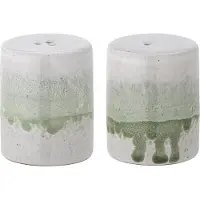 Bloomingville Paula peper- en zoutvaten Green