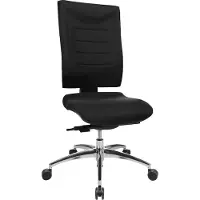 Schäfer Shop Bureaustoel SSI Proline P3 - synchroonmechanisme - lendenwervelsteun - ergonomisch gevormde wervelsteun - zonder armleuningen - zwart -