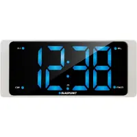 Blaupunkt CR16WH - FM-klokradio met USB-poort 3 "LED-displayklok