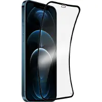 Bigben Interactive , Screenprotector geschikt voor iPhone 12 / 12 Pro - Organic Glass, Transparant