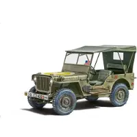 Wittmax Modelbouwpakket Militaire voertuigen - 3635 Willys Jeep MB 80th Anniversary 1941-2021 Plastic - 1:24 - Modelbouw