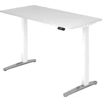 Hjh OFFICE PRO XBHM 16 WC - Wit 160 x 80 Tafelhoogte I Elektrisch in hoogte verstelbaar