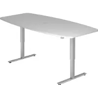 Hjh OFFICE PRO XMST 22 S - Grijs 220 x 103 Tafelhoogte I Elektrisch in hoogte verstelbaar