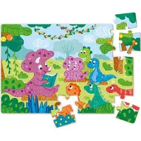 Dodo Minipuzzel 35 Stukjes - Dino & Vriendjes