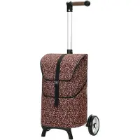 Andersen Shopper Trolley 'Imea' rosa / zwart
