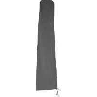 Mendler Beschermhoes voor zweefparasol tot 4,3 m (3x3 m), afdekhoes met ritssluiting ~ antraciet