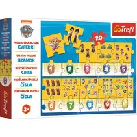 Trefl Leerpuzzel Cijfers Paw Patrol, 20 stukjes