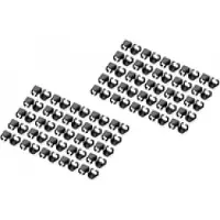 Digitus A-CC-BL A-CC-BL Gekleurde clips voor patchkabel Zwart