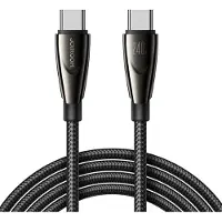 JOYROOM - Pioneer Series - Usb c naar Usb c kabel - Nylon - 240W - 1,2 Meter - Zwart