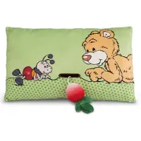 Nici Bear Mielo With 2-d Radish Cushion 43x25 Cm Groen