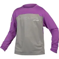Endura MT500 Burner Kindertrui Lange Mouw Paars || Maat: 7/8 jaar