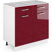 Vicco R-Line Keukenonderkast – 80 cm zonder werkblad Rode hoogglans